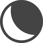 Moon SVG Icon